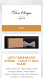 Mobile Screenshot of leptir-masne.com